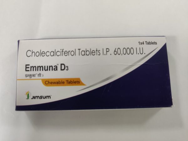 Emmuna D3 Chewable Tablets